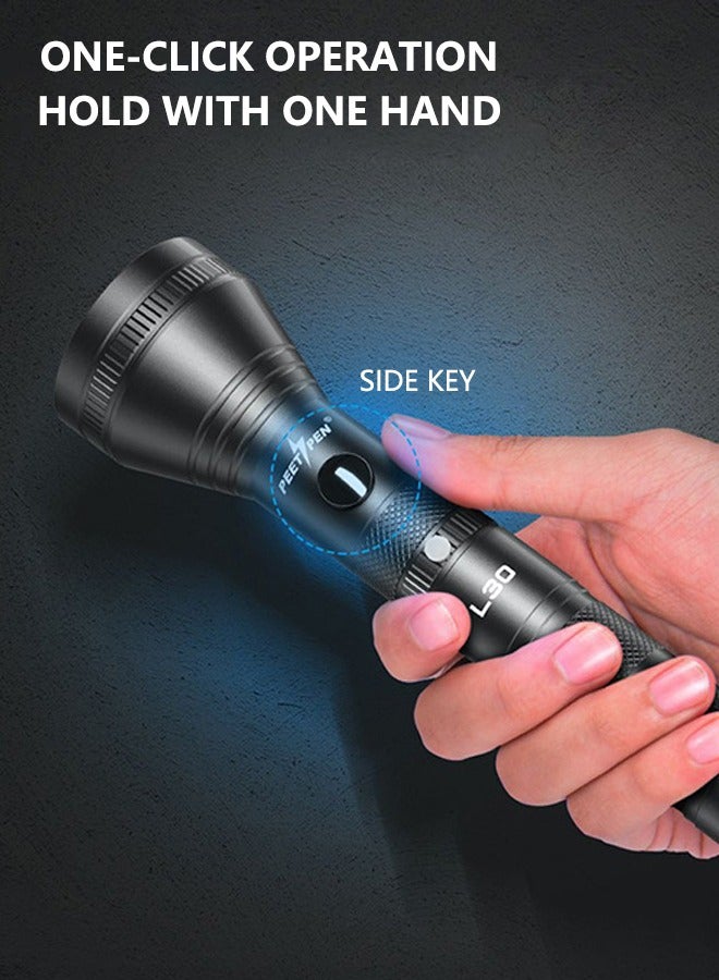 Long Rechargeable Strong Light Flashlight Long-range Waterproof Outdoor Tactical Flashlight