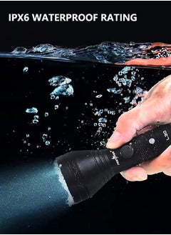 Generic Long Rechargeable Strong Light Flashlight Long-range Waterproof Outdoor Tactical Flashlight  - Image 3
