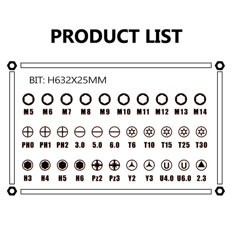 38 in 1 Household Labor Saving Ratchet Screwdriver Bit Set Multipurpose Tool Kit Hardware Tools Combination Wrenches Toolbox Hand Tool Sets - Image 2