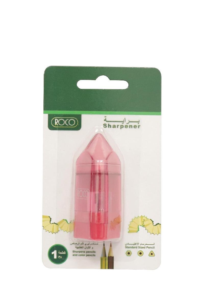 ROCO Pocket Sharpener Single Hole Assorted Color