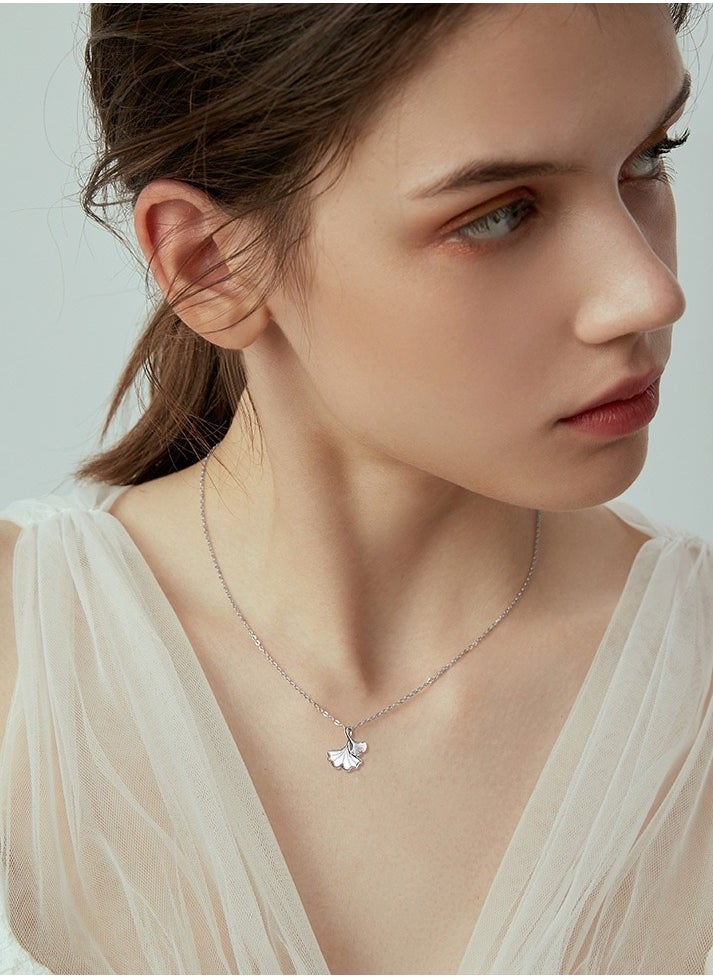 SYNSYB - Small Shell Pearl Stud Earrings Necklace Jewelry Set for Womens Girls Elegant with gift box - Image 1