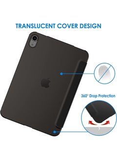 Theodor Protective Flip Case For Apple iPad mini 7th Generation (A17 Pro 2024 / Mini 6 2021 6th Generation) With Trifold Stand Auto Wake Sleep Shockproof Cover Hand mouse pointer  - Image 3
