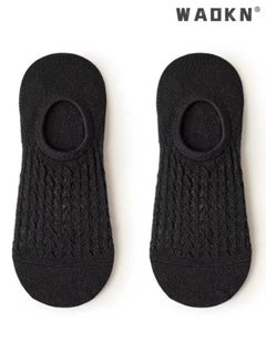 WAOKN 7 Pairs Men's Breathable Mesh Top Non-Slid Socks Cotton Stripe Low Cut Ankle Fresh Ventilation Athletic Running Sports，for Gym Office & Casual Wear Comfortable Soft Socks, Durable and Lightweight  - Image 4