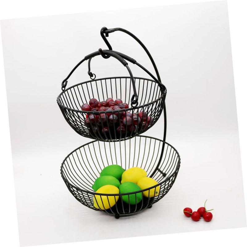 Multifunction Detachable Fruit Basket Storage Tray For Home Kitchen Party Serving - Image 4