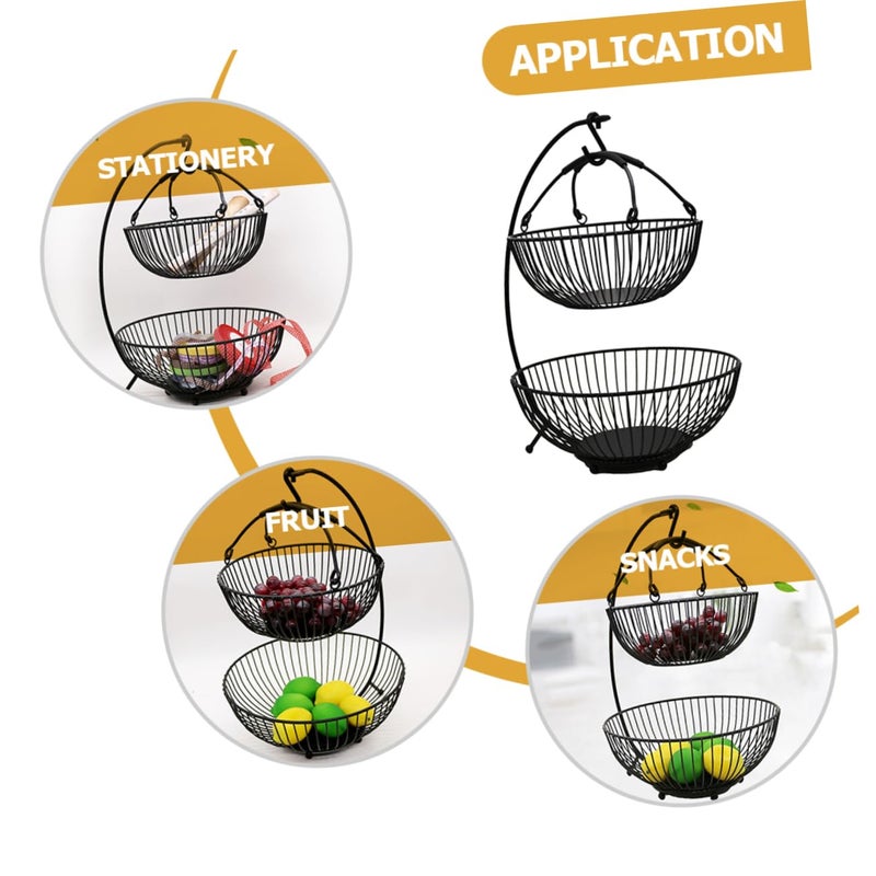 Multifunction Detachable Fruit Basket Storage Tray For Home Kitchen Party Serving - Image 5