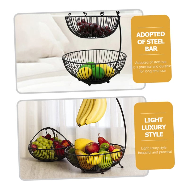Multifunction Detachable Fruit Basket Storage Tray For Home Kitchen Party Serving - Image 3