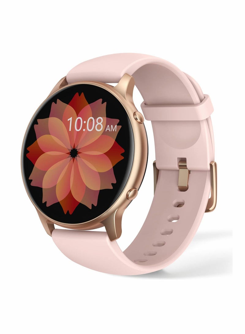 Y&D Women's Smartwatch 1.28 inch Touchscreen Fitness Watch IP68 Waterproof Sports Pedometer with Heart Rate SpO2 Sleep Monitor for iOS and Android - Image 1