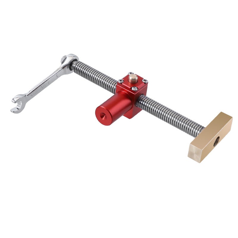Woodworking Desktop Vise Quick Clamping Table Vise  Workbench Table Fast Fixed Clip Clamp Brass Fixture Vise Practical Press Clamp Tool with Stop Block - Image 1