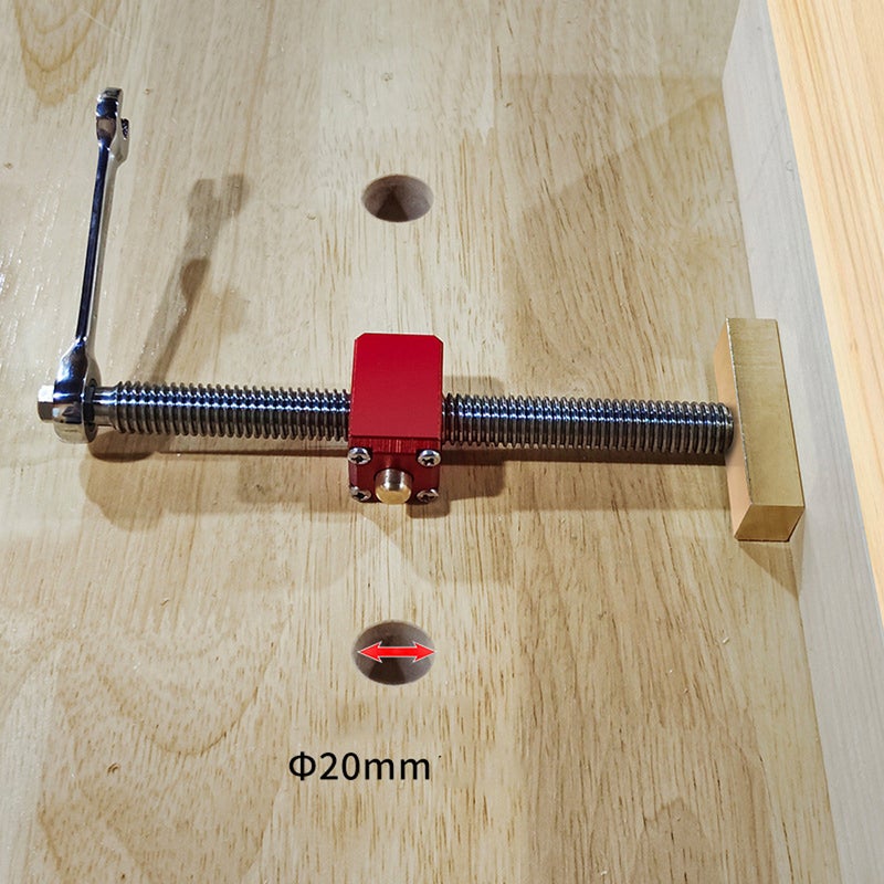 Woodworking Desktop Vise Quick Clamping Table Vise  Workbench Table Fast Fixed Clip Clamp Brass Fixture Vise Practical Press Clamp Tool with Stop Block - Image 2