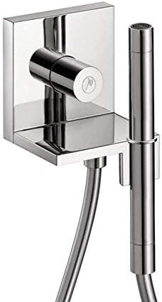 AXOR AXOR ShowerSolutions Luxury 5inch Handheld Shower Head Set with Valve Trim Modern Spray Easy Clean with Hose in Chrome 2 GPM 10651001  - Image 4