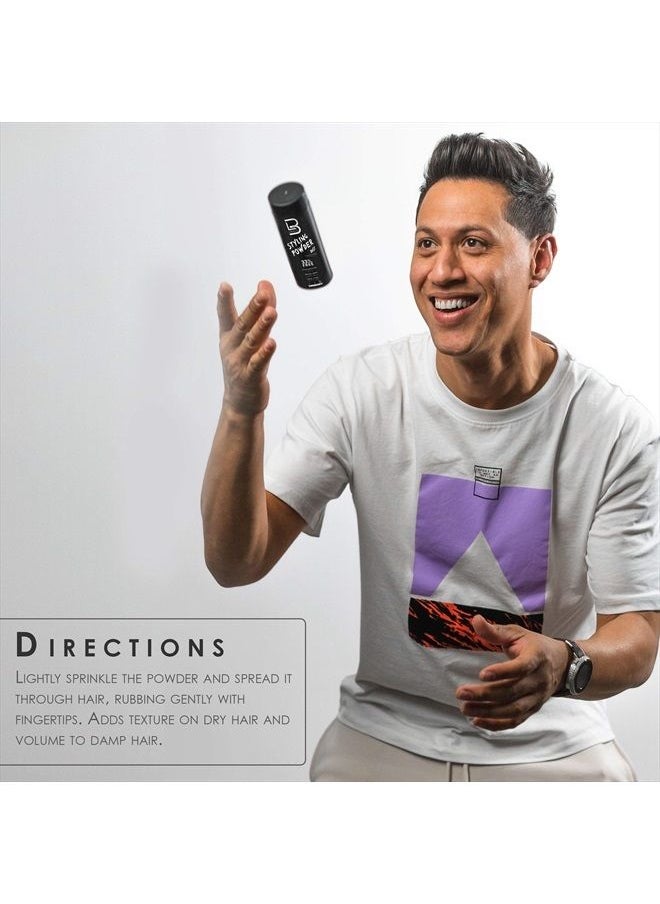 L3 - Level 3 Styling Powder - Natural Look Mens Powder - Easy to Apply with No Oil or Greasy Residue (Small - 30 Grams) - Image 1