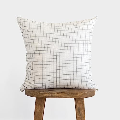 Woven Nook - Modern & Luxurious 18" x 18" Decorative Boho Throw Pillow Covers - Durable Quality & Machine Washable - 100% Cotton Canvas - Margot Design - 4 Pack (18"x18") - Image 5