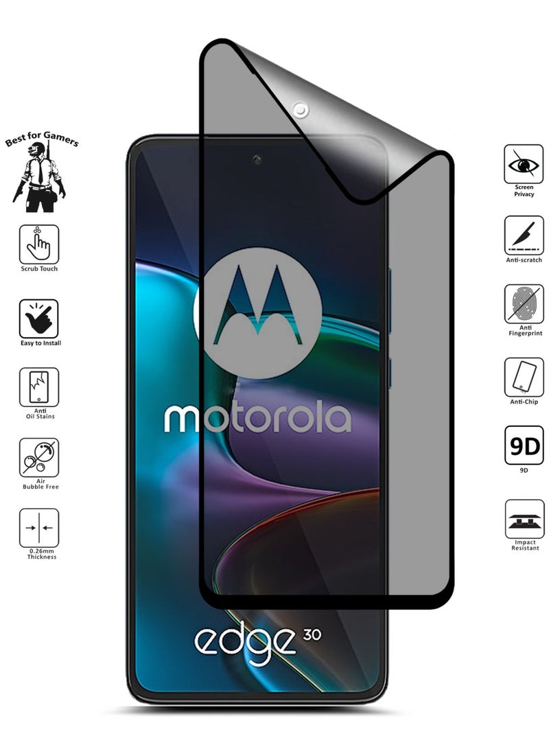 Techie Matte Ceramic Privacy Film Screen Protector for Motorola Edge 30 - Image 1