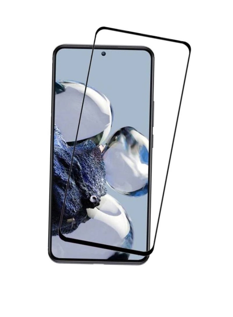 زومي واقي شاشة 9H كامل التغطية مضاد للخدش من الزجاج المقوى لهاتف Xiaomi Poco X4 GT شفاف / أسود - Image 3
