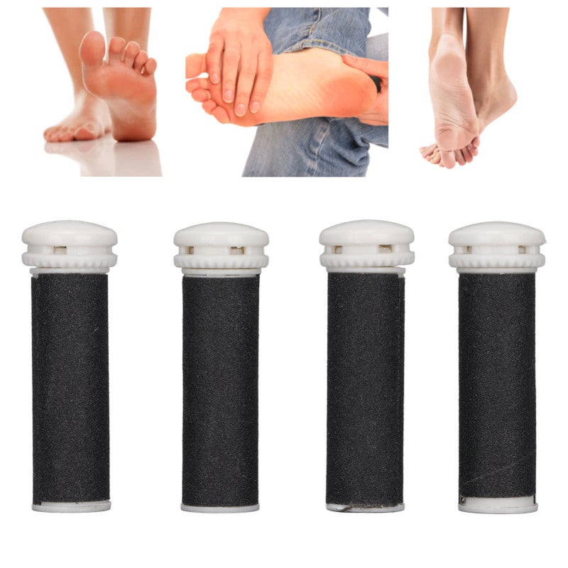 Replacement Roller: Micro Abrasive Particle Surface, Efficient Dead Skin Removal - Reusable Grinding Tool for Professional Feet Pedicure - Image 1