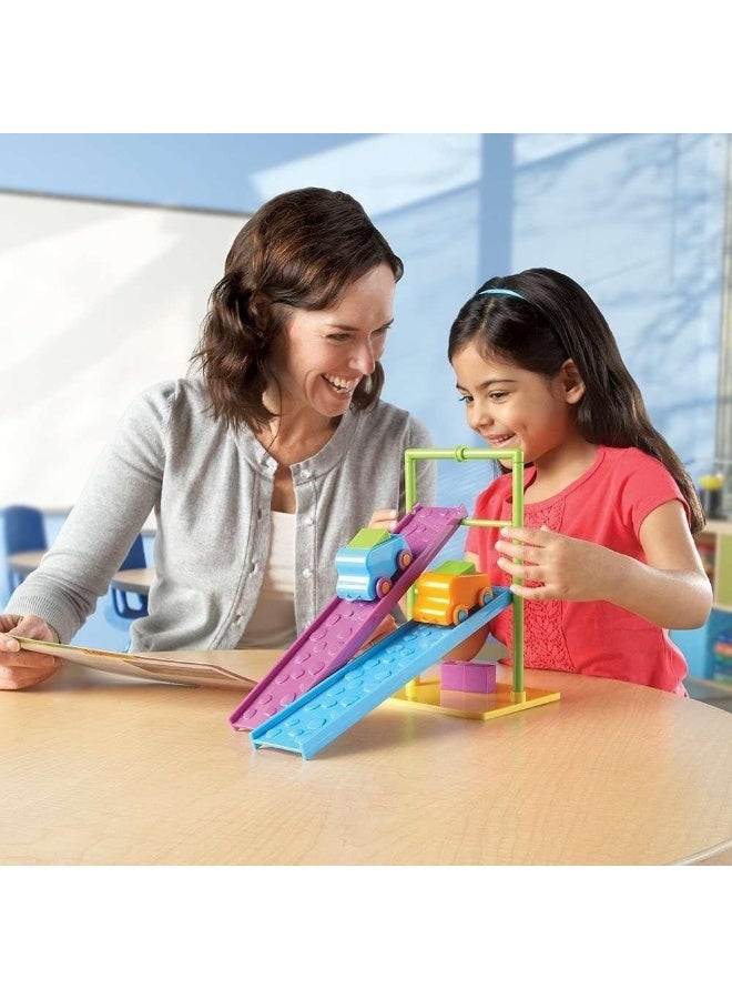 ليرننج ريسورسز مجموعة أنشطة القوة والحركة في مجالات العلوم والتكنولوجيا والهندسة والرياضيات من Learning Resources، مجموعة علمية عملية للأطفال، من سن 5 سنوات فما فوق - Image 3