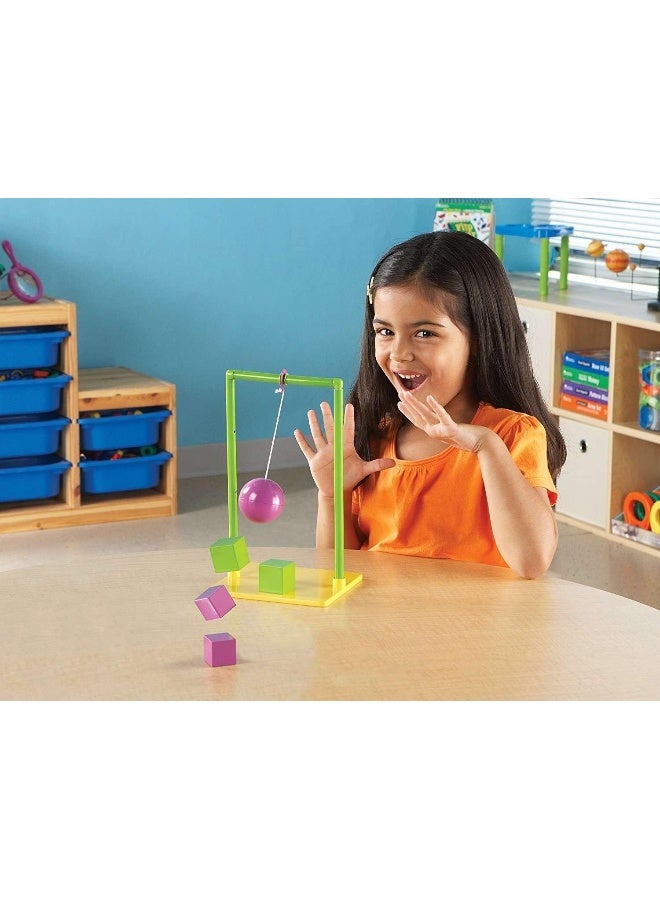 ليرننج ريسورسز مجموعة أنشطة القوة والحركة في مجالات العلوم والتكنولوجيا والهندسة والرياضيات من Learning Resources، مجموعة علمية عملية للأطفال، من سن 5 سنوات فما فوق - Image 5