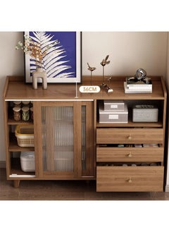 keke Modern Wooden Storage Kitchen Cabinet with Shelves for Living Room & Kitchen  - Image 3