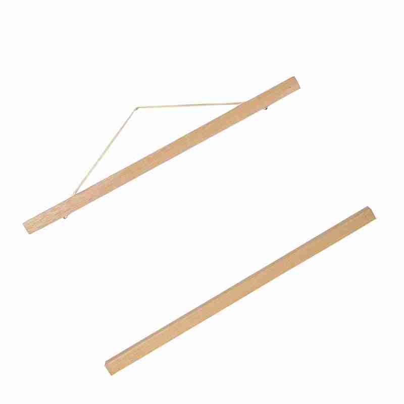 Magnetic Picture Frame: 4 Compressed Sawdust Strips - Strong Embedded Magnets Magnetic Poster Hanger for Home Decor, Artwork Display, Photo & Print Mounting - Image 2