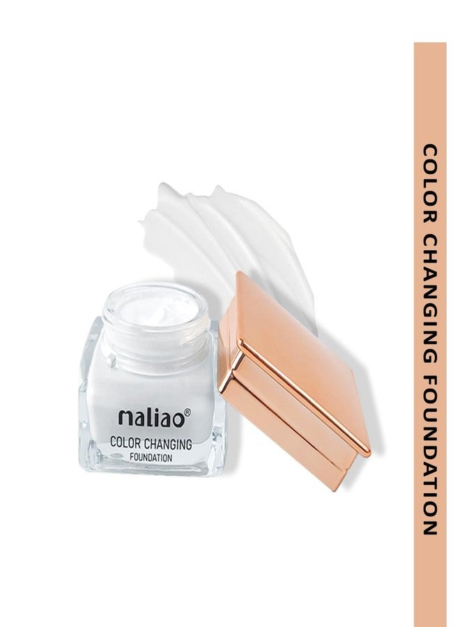 Maliao Color Changing Foundation | Flawless Coverage | Skin Tone Adapting | Lightweight & Long-Lasting | Hydrating Formula | 20g - Image 2