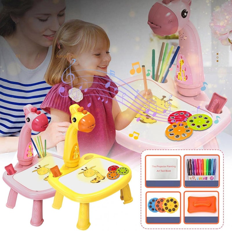 klarako Drawing Projector for KidsChildren Projection Drawing Board, Trace and Draw Projector Toy, Improve Creativity Imagination, Christmas Learning Games for Kids Ages (G) - Image 2