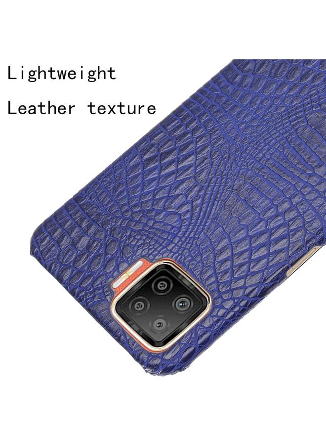 اس-توب جراب لهاتف OPPO F17 / A73 2020 مقاوم للصدمات من جلد التمساح PC + جراب PU - Image 4