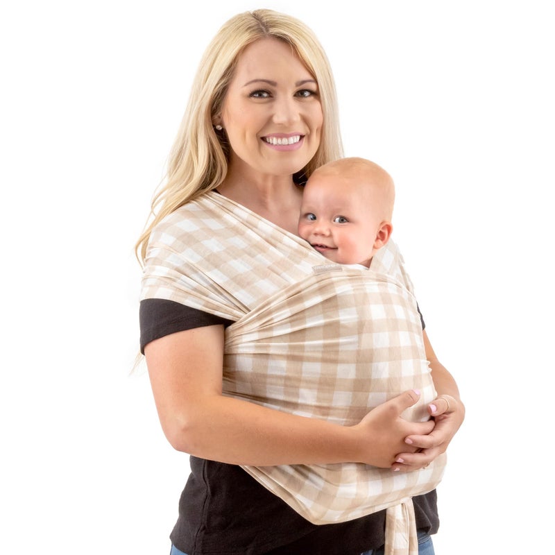 WeeSprout Baby Wrap Carrier - Perfect Baby Carrier Wrap Sling for Newborn and Infant, Enhances Baby Bonding, Soft and Breathable, Ideal for Babywearing - Image 1