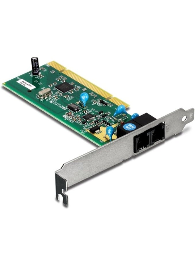 Internal PCI 56K Data Fax Modem Card with Voice Support for Desktop PC Stable Dial Up Internet and Communication