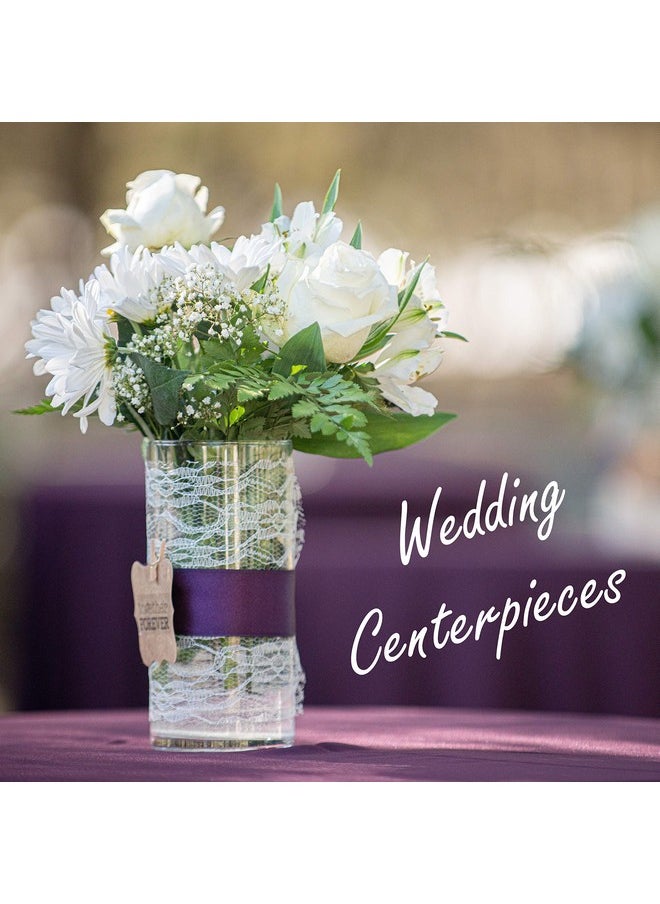 CYS EXCEL CYS Excel Clear Glass Cylinder Vase (H:9" D:4") | Multiple Size Choices Glass Flower Vase Centerpieces | Hurricane Floating Candle Holder Vase  - Image 5