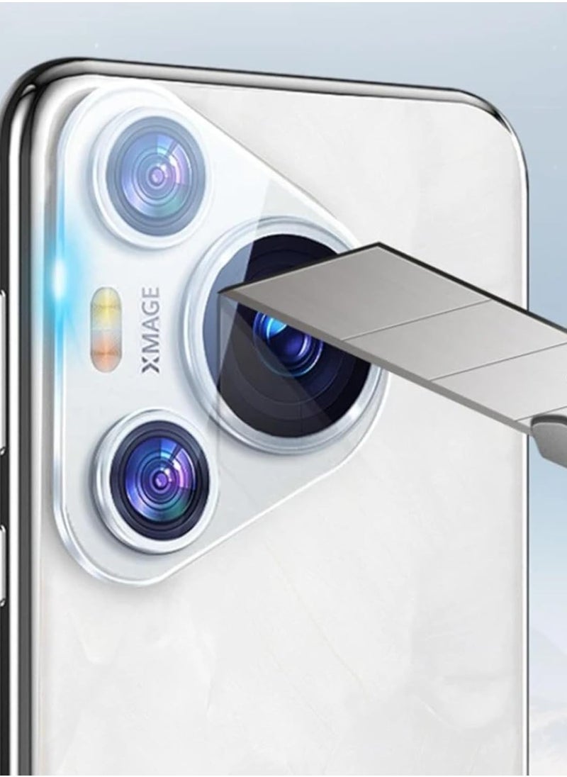 Wtech Premium Camera Lens Tempered Glass Protectors Sheild For Huawei Pura 70 Ultra 5G 2024 Clear/Black  - Image 3