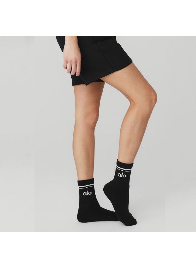 alo Best selling yoga socks, midsole, non slip towel bottom sports socks  - Image 1