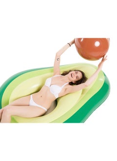 Jasonwell Inflatable Avocado Pool Float Floatie With Ball Water Fun Large Blow Up Summer Beach Swimming Floaty Party Toys Lounge Raft For Kids Adults  - Image 5