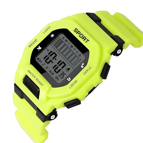 RACNOS Digital Silicone Strap Sports Watch for Boys | Sports Watch for Kids Boys | sportz Watch (Green) - Image 2
