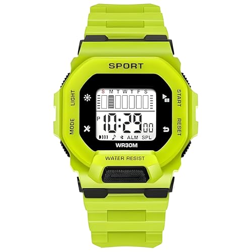 RACNOS Digital Silicone Strap Sports Watch for Boys | Sports Watch for Kids Boys | sportz Watch (Green) - Image 4