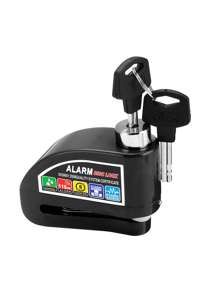 Anti-theft Motorcycle Disc Brake Lock Waterproof with Alarm Sound for Motorcycle Scooter Bike Theftproof Locks - Image 1