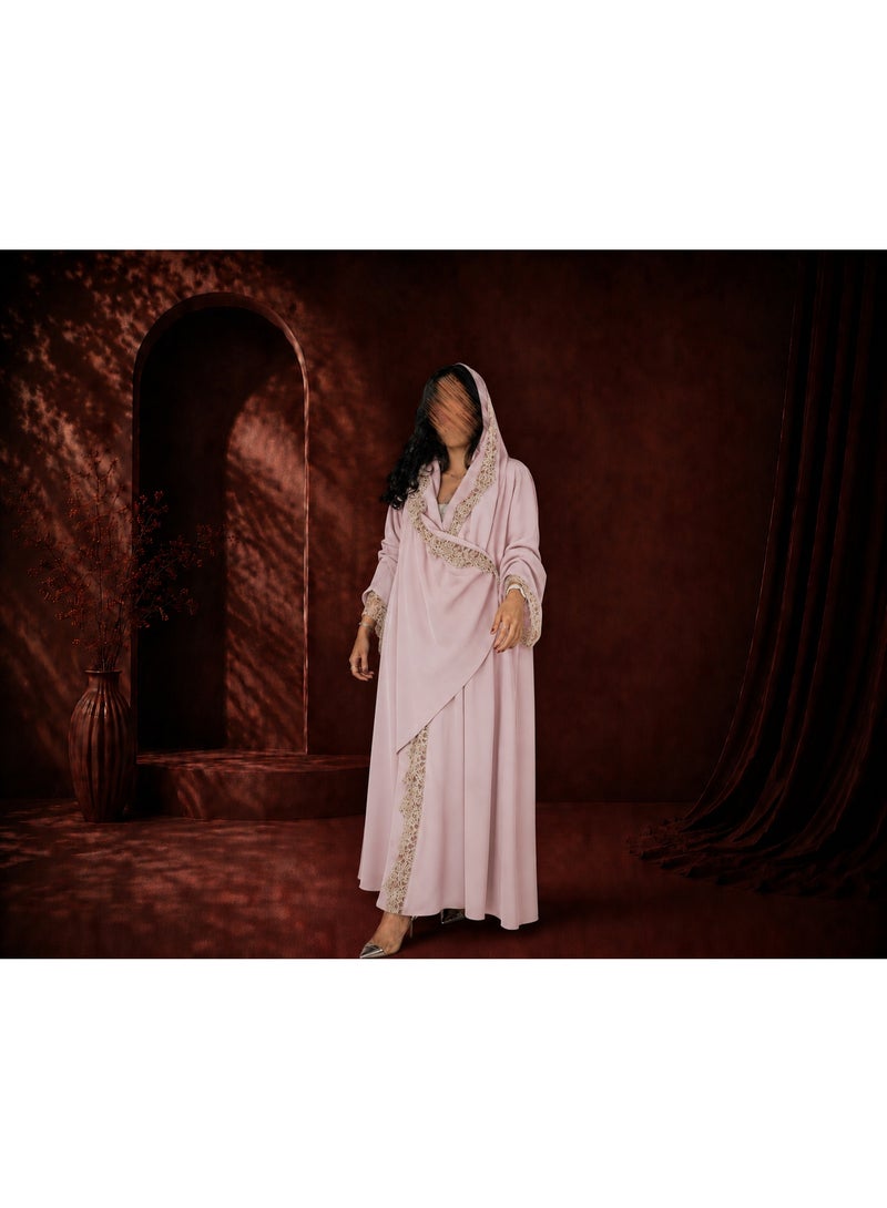 ASHABAYA Abaya with a touch of lace - Image 2