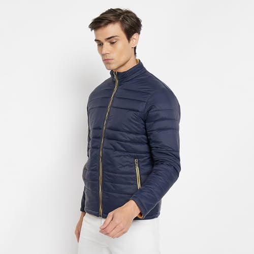 Duke Stardust Men Full Sleeve Reversible Jacket (SDZ3052_Navy_XL) - Image 4
