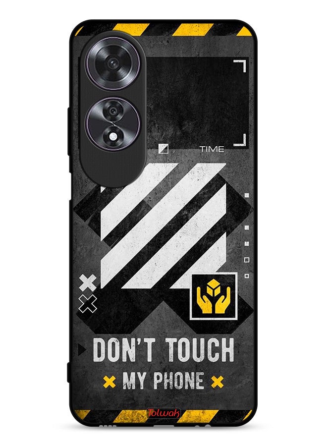 Tolwak Oppo A60 Protective Case Cover Do Not Touch My Phone - Image 1