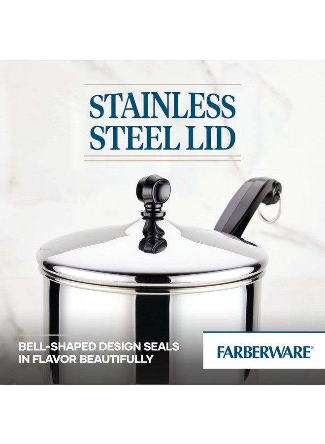 فاربرواير قدر فاربر وير كلاسيك من الفولاذ المقاوم للصدأ، سعة 2 كوارت، مغطى بالساتان، فضي - Image 3