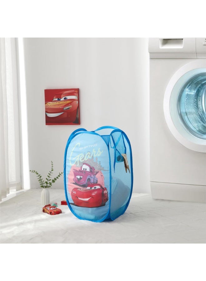 Idea Nuova Disney Cars Pop-Up Hamper with Durable Carry Handles for Laundry, Kids Room & Nursery Storage, 21â€H x 13.5â€W x 13.5â€L - Image 2