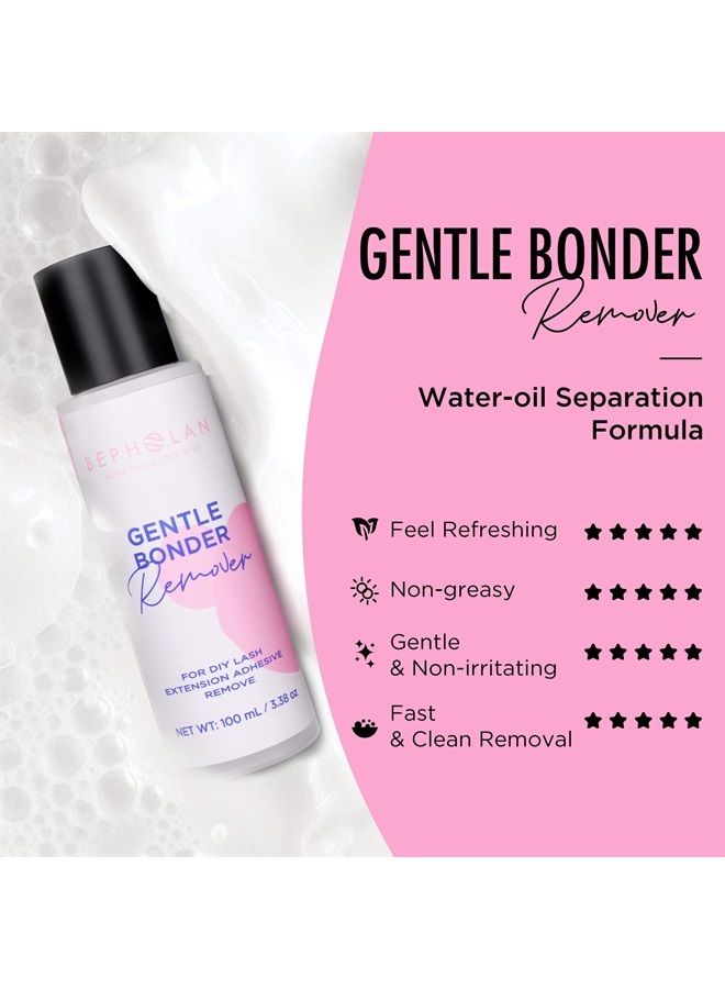 BEPHOLAN Cluster Lash Glue Remover, DIY Eyelash Extension Remover, Bond & Seal Adhesive Professional & Self Use, For Sensitive Eyes, Eye Makeup & Mascara Remover - Image 2