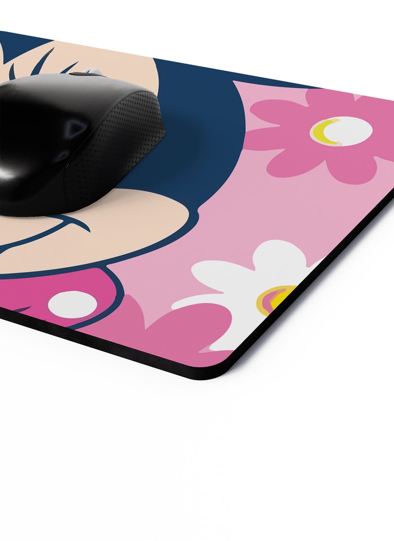 LOUD UNIVERSE Mouse Pad Rectangle Minnie Mouse Classic Mickey and Minnie Retro Disney Aesthetic Cute Pink - Image 3