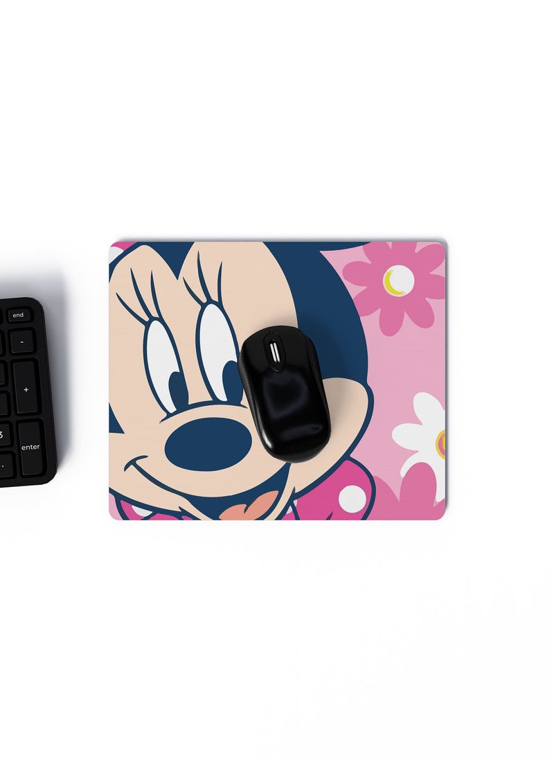 LOUD UNIVERSE Mouse Pad Rectangle Minnie Mouse Classic Mickey and Minnie Retro Disney Aesthetic Cute Pink - Image 2