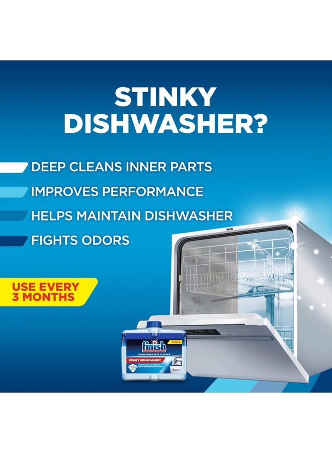Finish Dishwasher Cleaner Liquid, Deep Cleans Hidden Grease & Limescale, Fights Odors & Maintains Performance, 3 Month Supply, 8.45oz, 1 Bottle - Image 2