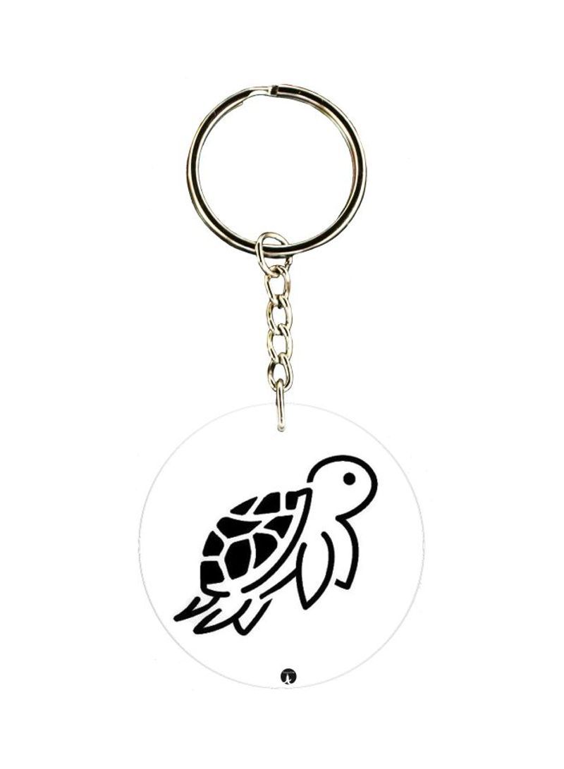 Printed Single Sided Keychain