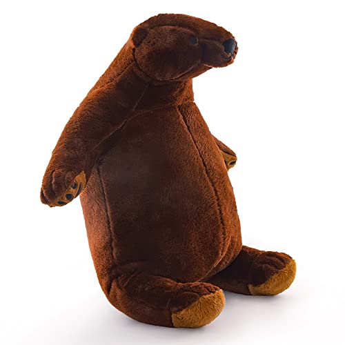 SNOWOLF Djungelskog Bear Giant Simulation Bear Toy Stuffed Animal Plush Doll Huge Cuddly Brown Teddy Bear for Home Decoration Valentines Birthday Gift 236 in60 cm - Image 5