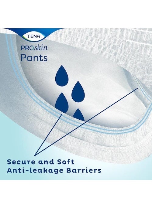 Tena - Proskin Pants Maxi Absorbent Panties, Medium Size (M), 8 Drops, Pack of 10 - Image 1