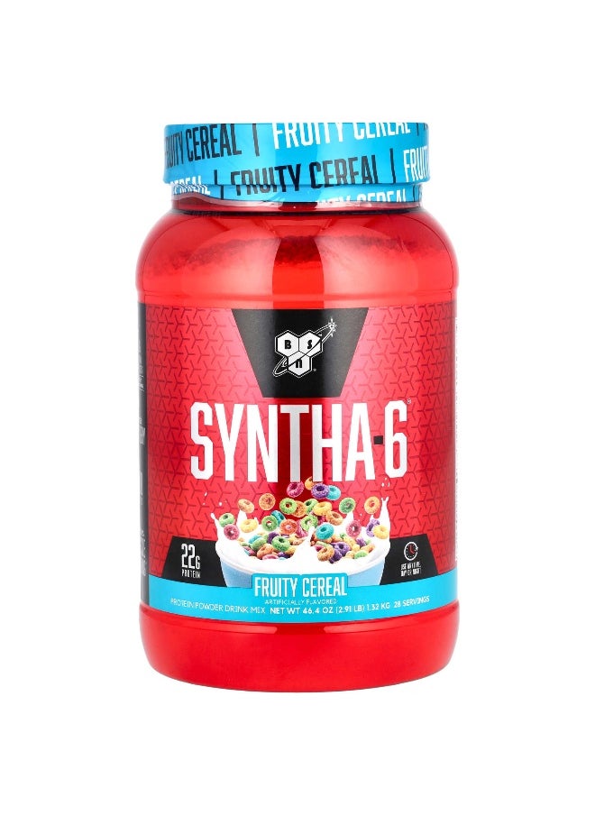 BSN - BSN, Syntha-6®, Protein Powder Drink Mix, Fruity Cereal, 2.91 lb (1.32 kg) - Image 1
