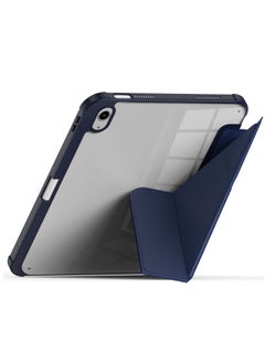 Terra Cover for iPad Terra 10.2 inch 2021/2020/2019 with Smart Pen Holder Slim Smart Cover with Stand 2 in 1 Blue/Clear  - Image 4