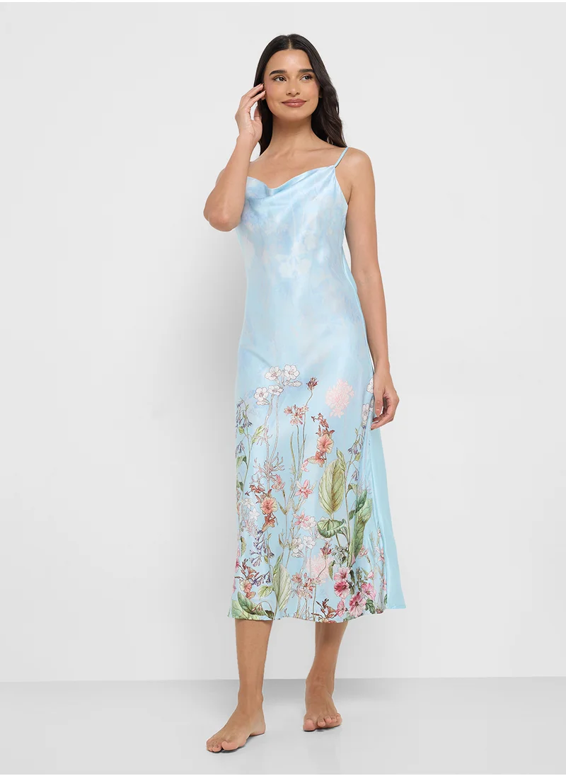 ايلا Printed Night Slip Dress